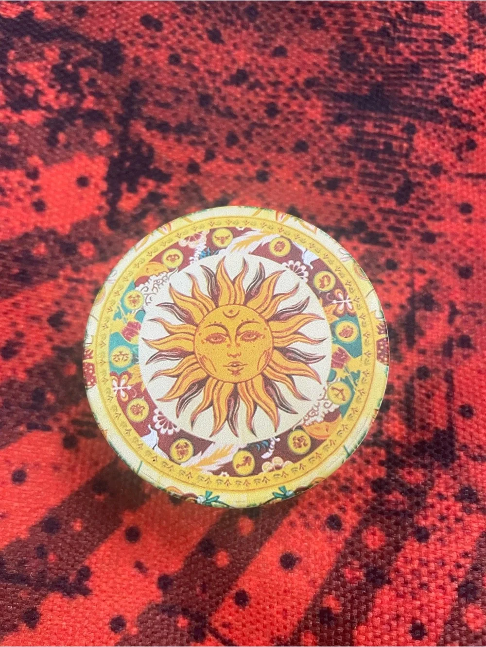 Bohemian Sun & Moon Zodiac Herb Spice Grinder NEW